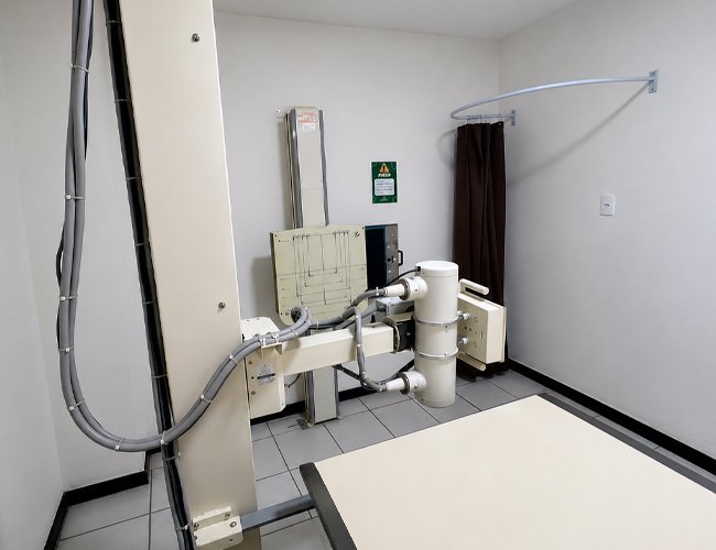 Estrutura de exames — foto do site atual